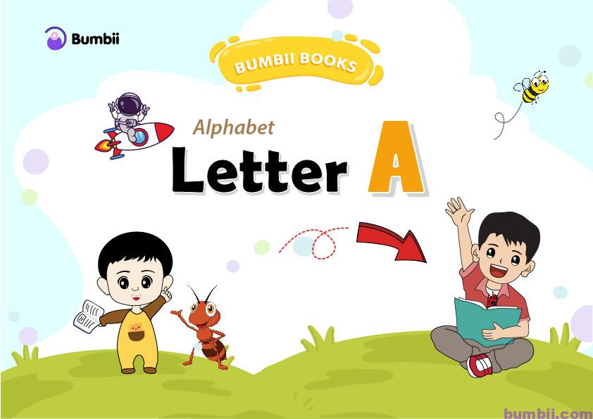 Letter A- Alphabet - Bumbii