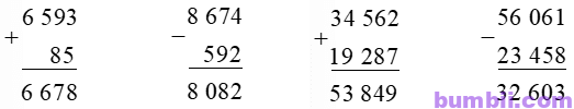 Bumbii Bài 77 Ôn tập phép cộng, phép trừ trong phạm vi 100 000  trang 110 Vở bài tập toán lớp 3 tập 2 NXB Kết Nối Tri Thức Với Cuộc Sống. H8