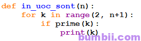 Chương trình viết hàm trong Python
