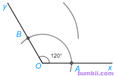 Vẽ tia phân giác của góc xOy bằng hai cách:
a) Sử dụng thước thẳng và compa
b) Sử dụng thước hai lề.