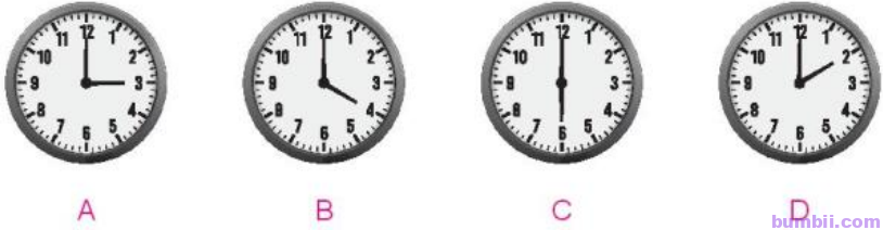 Bumbii Bài 7: Đo góc, đơn vị đo góc trang 23 SGK toán lớp 4 tập 1 Kết Nối Tri Thức Với Cuộc Sống. 3. Dùng thước đo góc để đo các góc được tạo bởi hai kim đồng hồ khi đồng hồ
