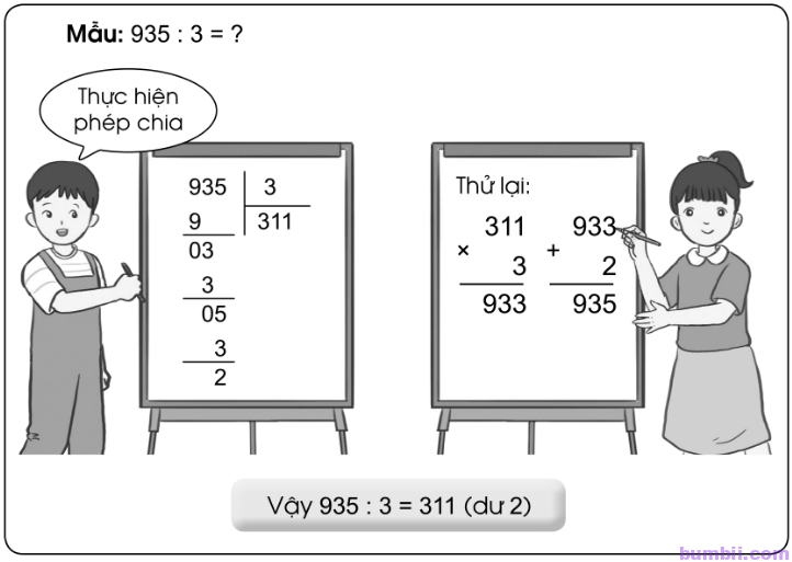 Bumbii Bài 84: Chia cho số có một chữ số trong phạm vi 100 000 trang 60 VBT toán lớp 3 tập 2 Cánh Diều. Hình 4