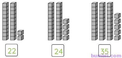 Bumbii Bài 43: Các số có hai chữ số (từ 21 đến 40) trang 11 Vở bài tập toán lớp 1 tập 2 Cánh Diều. Hình 2