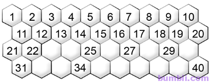 Bumbii Bài 43: Các số có hai chữ số (từ 21 đến 40) trang 11 Vở bài tập toán lớp 1 tập 2 Cánh Diều. Hình 3