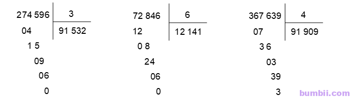 Bumbii Bài 38: Chia cho số có một chữ số trang 88 SGK toán lớp 4 tập 1 Cánh Diều. Hình 2